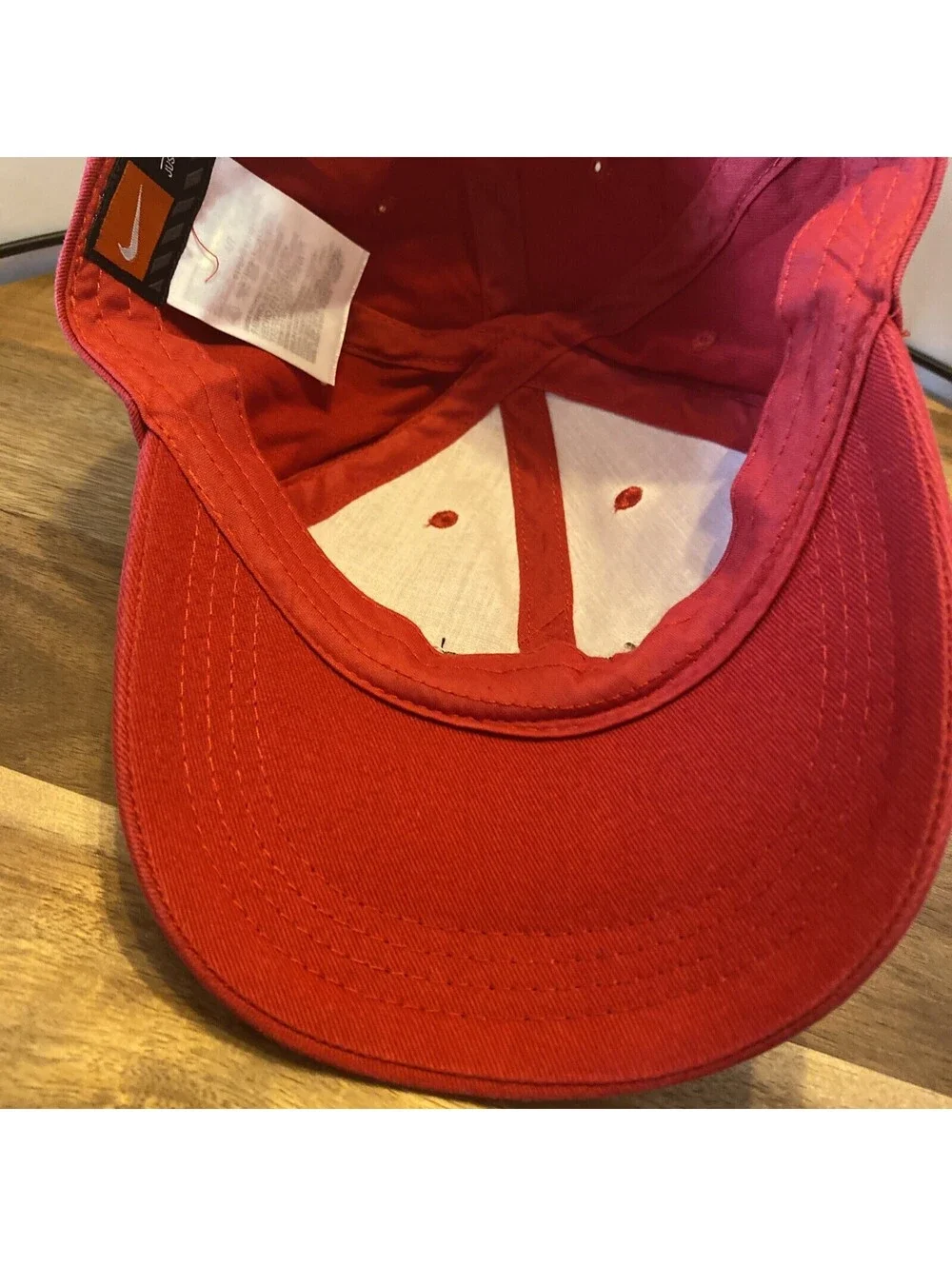 Nike Swoosh Size 4-7 Childs Red Baseball Cap Hat